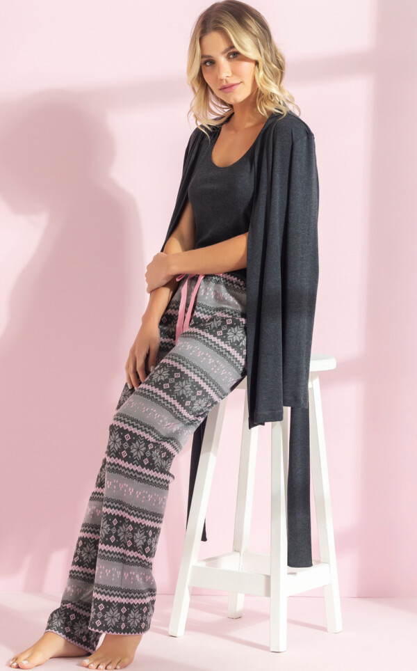 Pijama Conjunto Três Peças Bianca