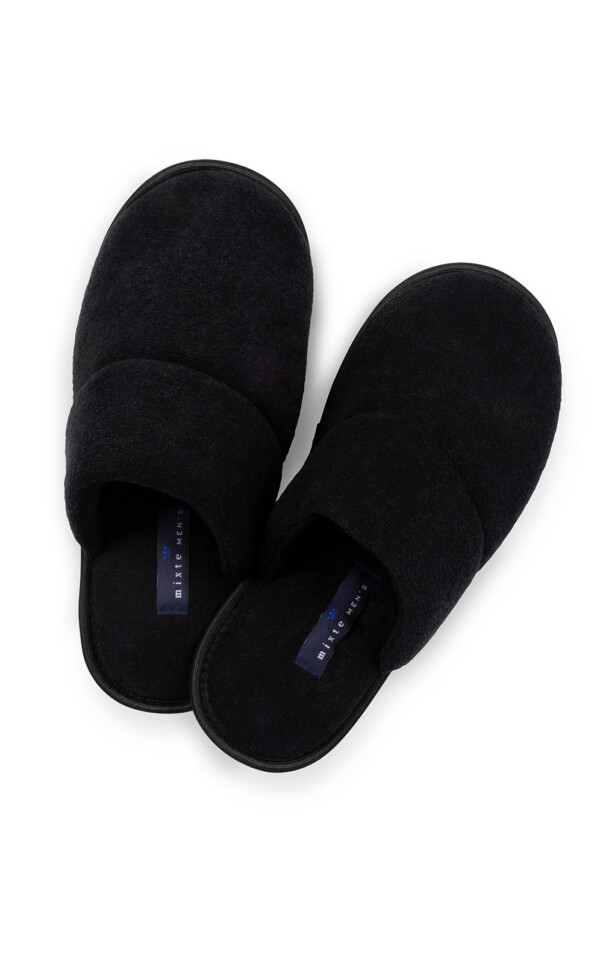 Pantufas Atoalhadas Soft Brush Black