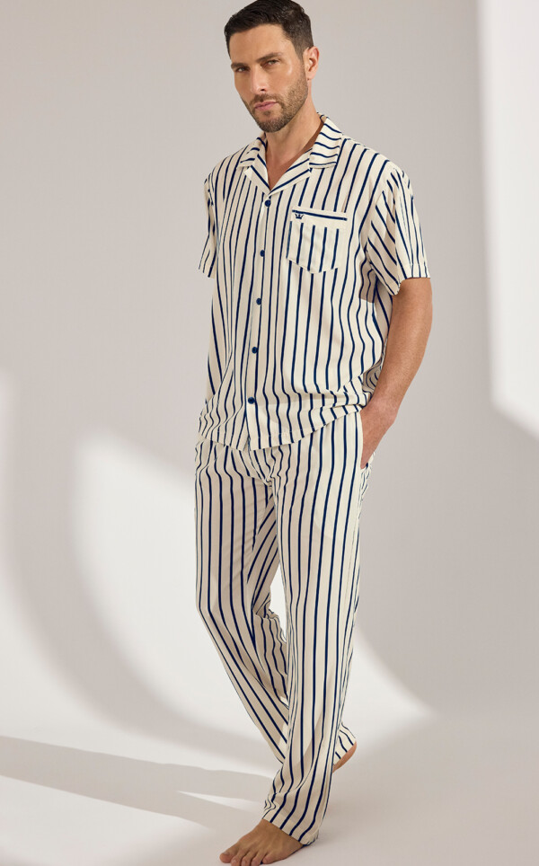 Premium - Pijama Americano Manga Curta com Calça Mason